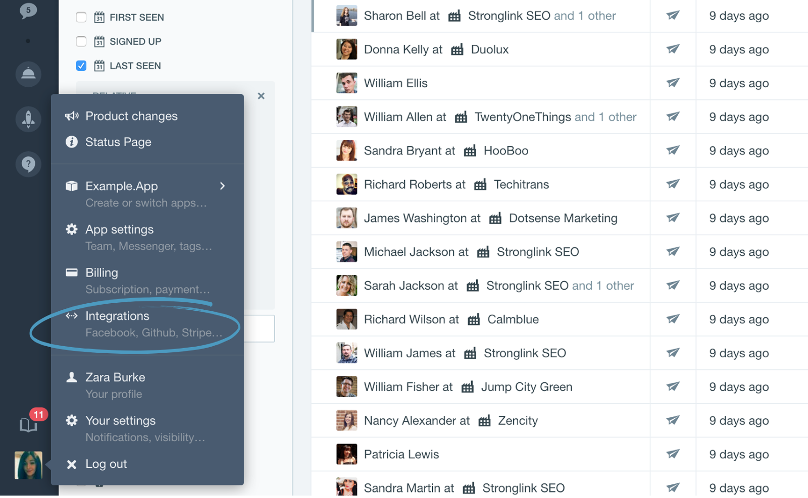 Intercom, Churn Buster